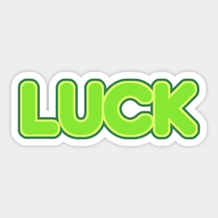 Luck Wish 2024 Sticker